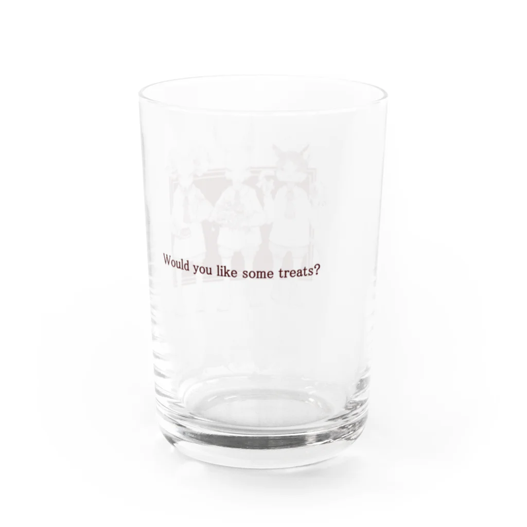 花のお茶会コップ Water Glass :left