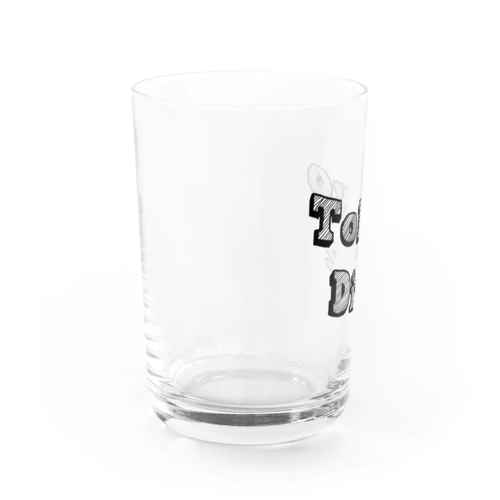 Tokyo Dive ⅡのTokyoDiveロゴ Water Glass :left