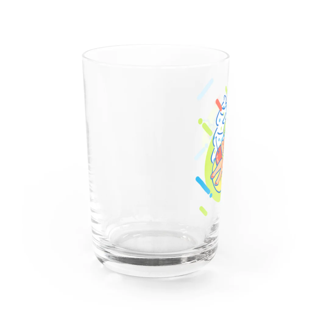 SPACEのクリームソーダ Water Glass :left