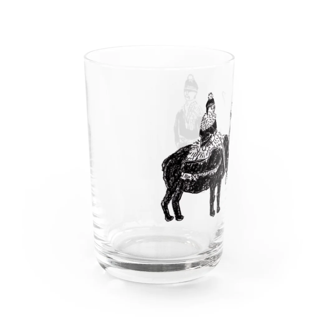 おこまりshopのお家で旅気分　トナカイ Water Glass :left