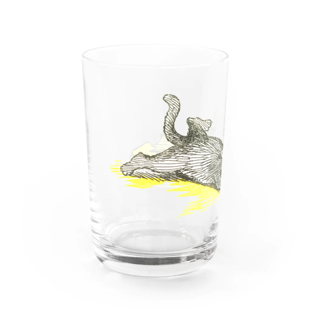 古書　天牛書店のルイス・ウェイン 本とねこ Water Glass :left