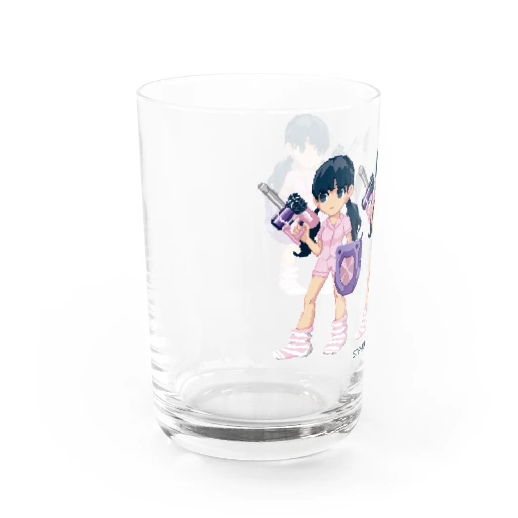 She is ...のSNS vs おうち時間 【STAYHOME WARRIOR】 Water Glass :left