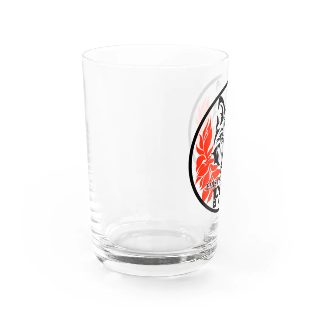 グレサラ・ショップのFSW(赤黒) Water Glass :left