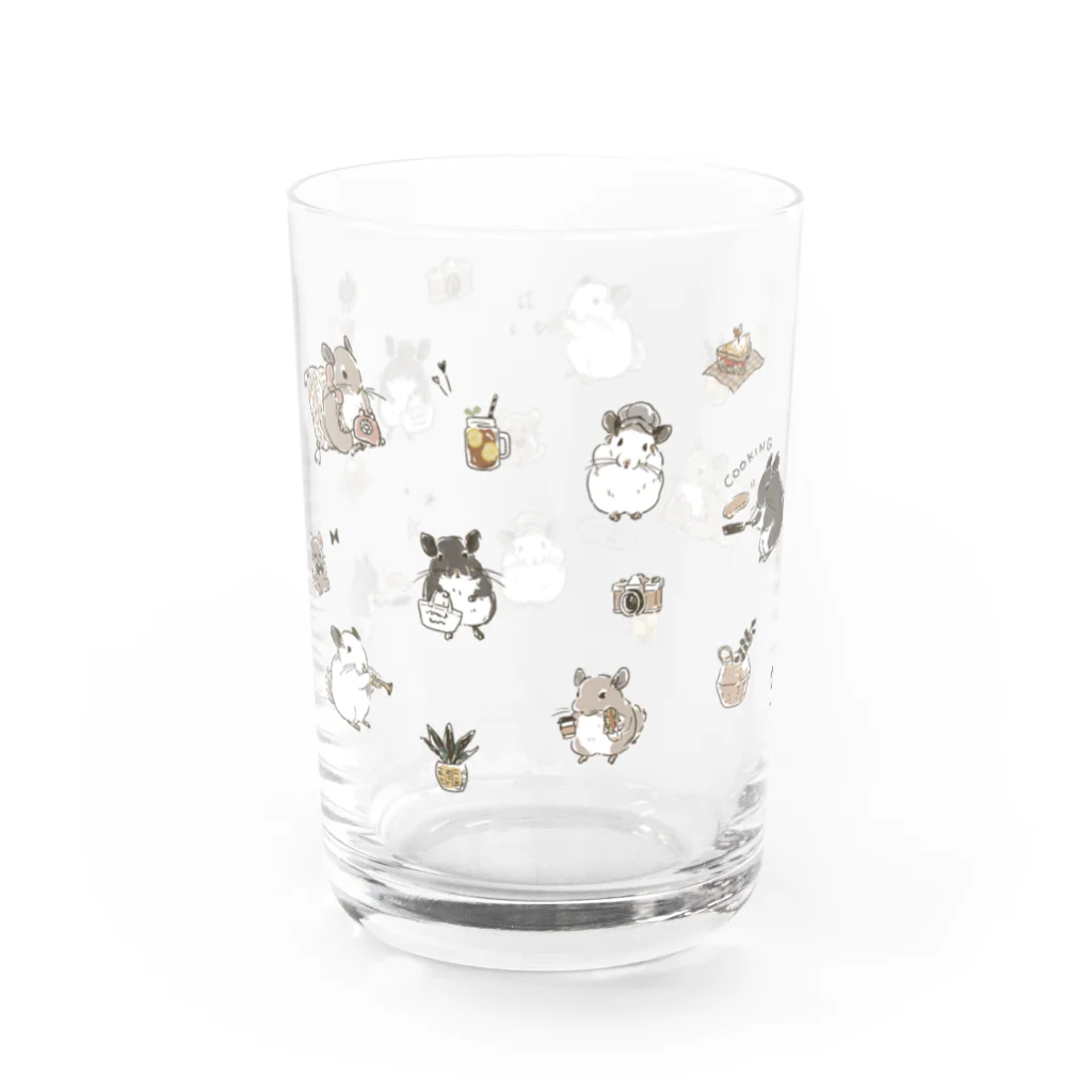 チンチラ雑貨MarkCrownのチンチラ Lifestyle Ⅱ Water Glass :left