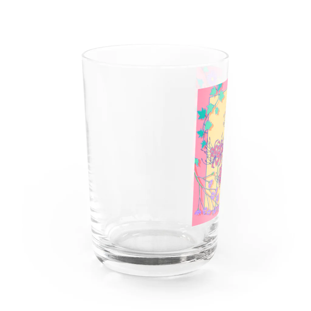 Aya Tagawaの九月のお花盛り沢山 Water Glass :left