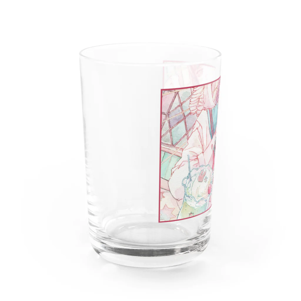 psychomoonのクリームソーダ中毒 Water Glass :left