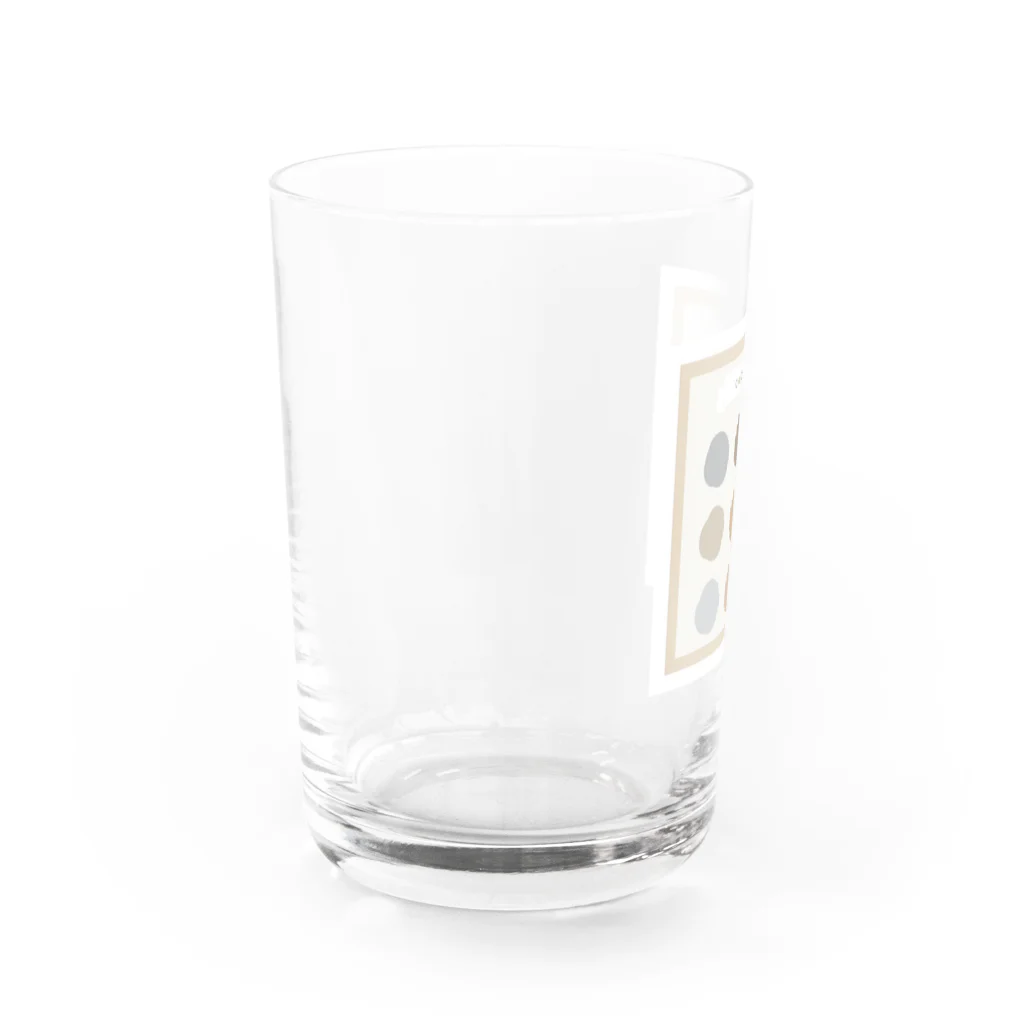 ぁのcolor palette Water Glass :left