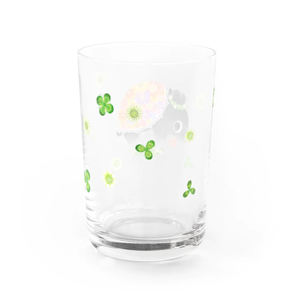 ハルノキ工房のはなくいバク(クローバー) Water Glass :left