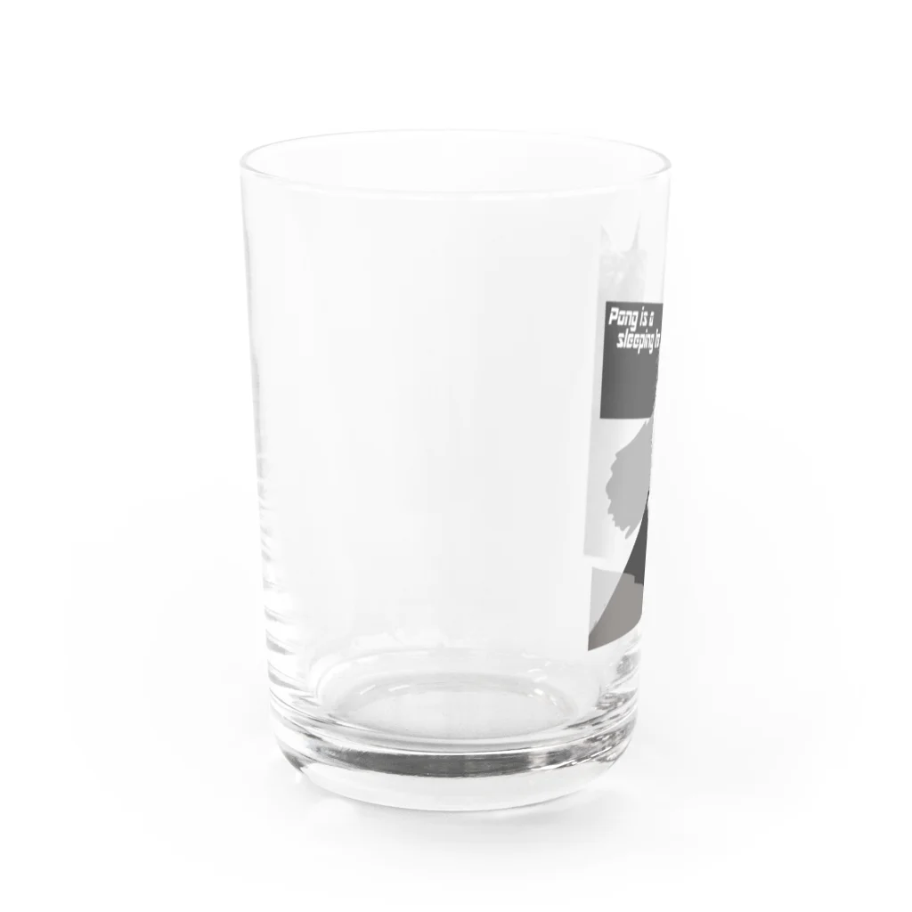 こはるで園のシックなぽんちゃん Water Glass :left