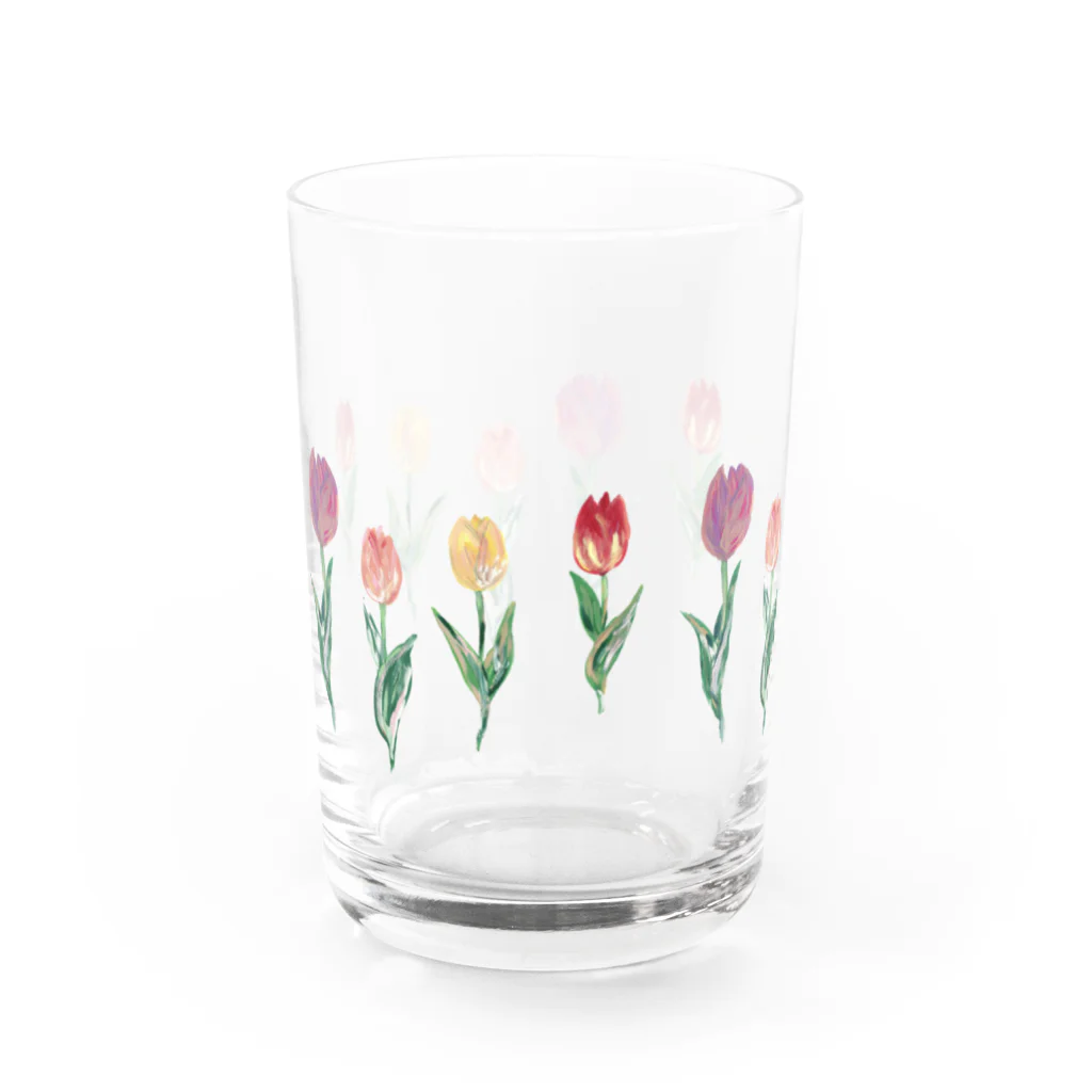 Asahi art styleのチューリップ Water Glass :left