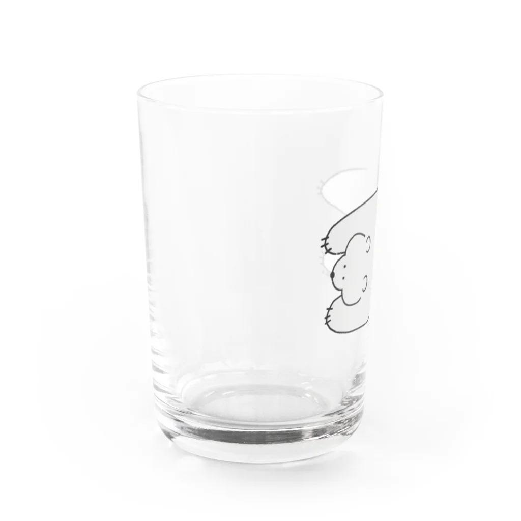 googlyのしろくまさん Water Glass :left