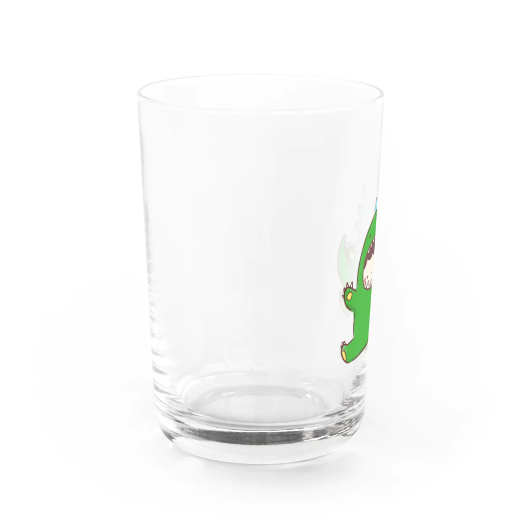 ツユリサナのかいじゅうkids Water Glass :left