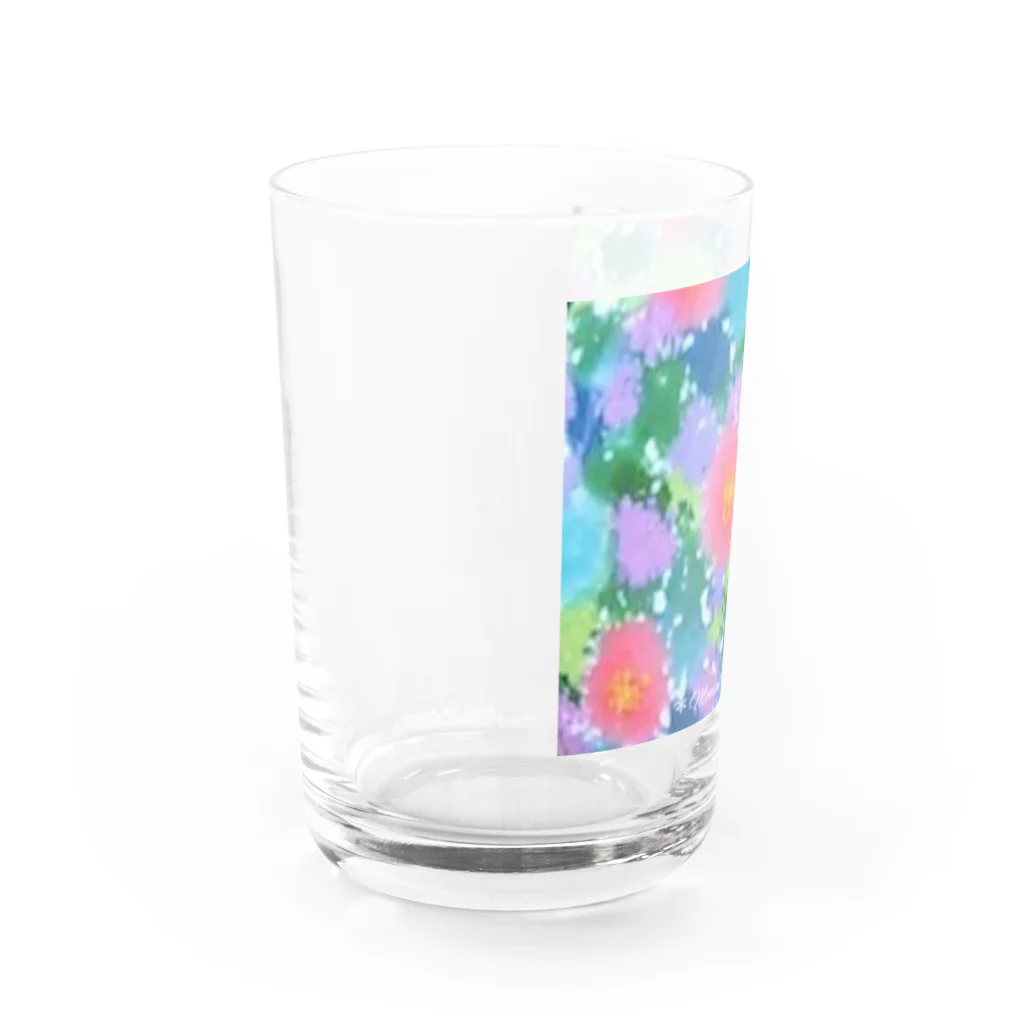 Moment de magieの椿 Water Glass :left