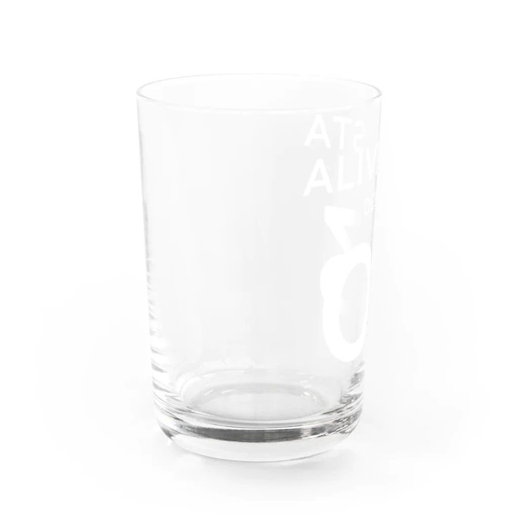 AliviostaのALIVIOSTA 03 Logo (Le plus simple) white Water Glass :left