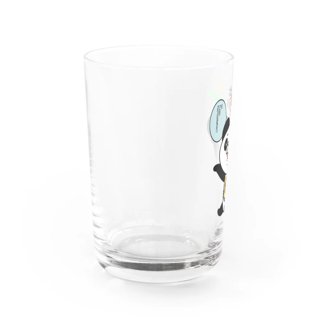 暮らしのパンダのともかくかわいいパンダちゃん Water Glass :left