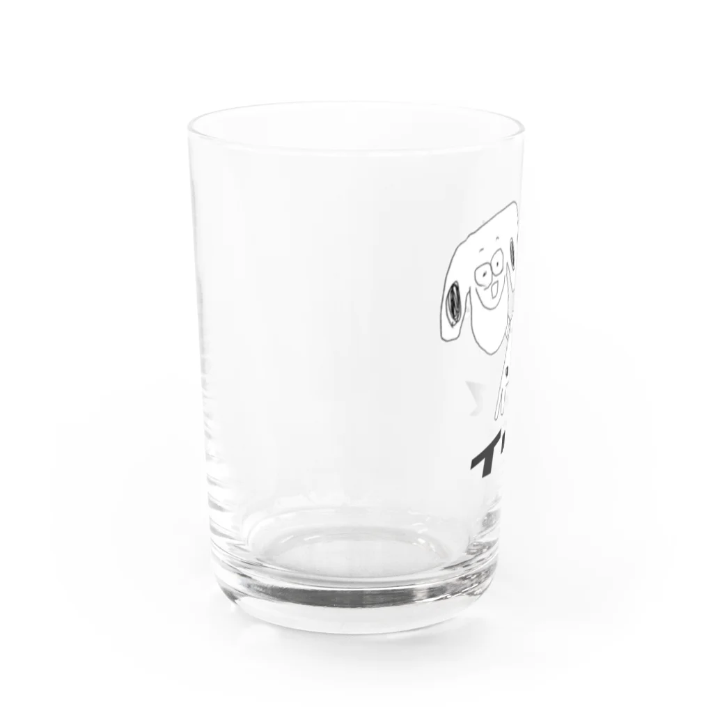 stroll.comのイッヌこっぷ Water Glass :left