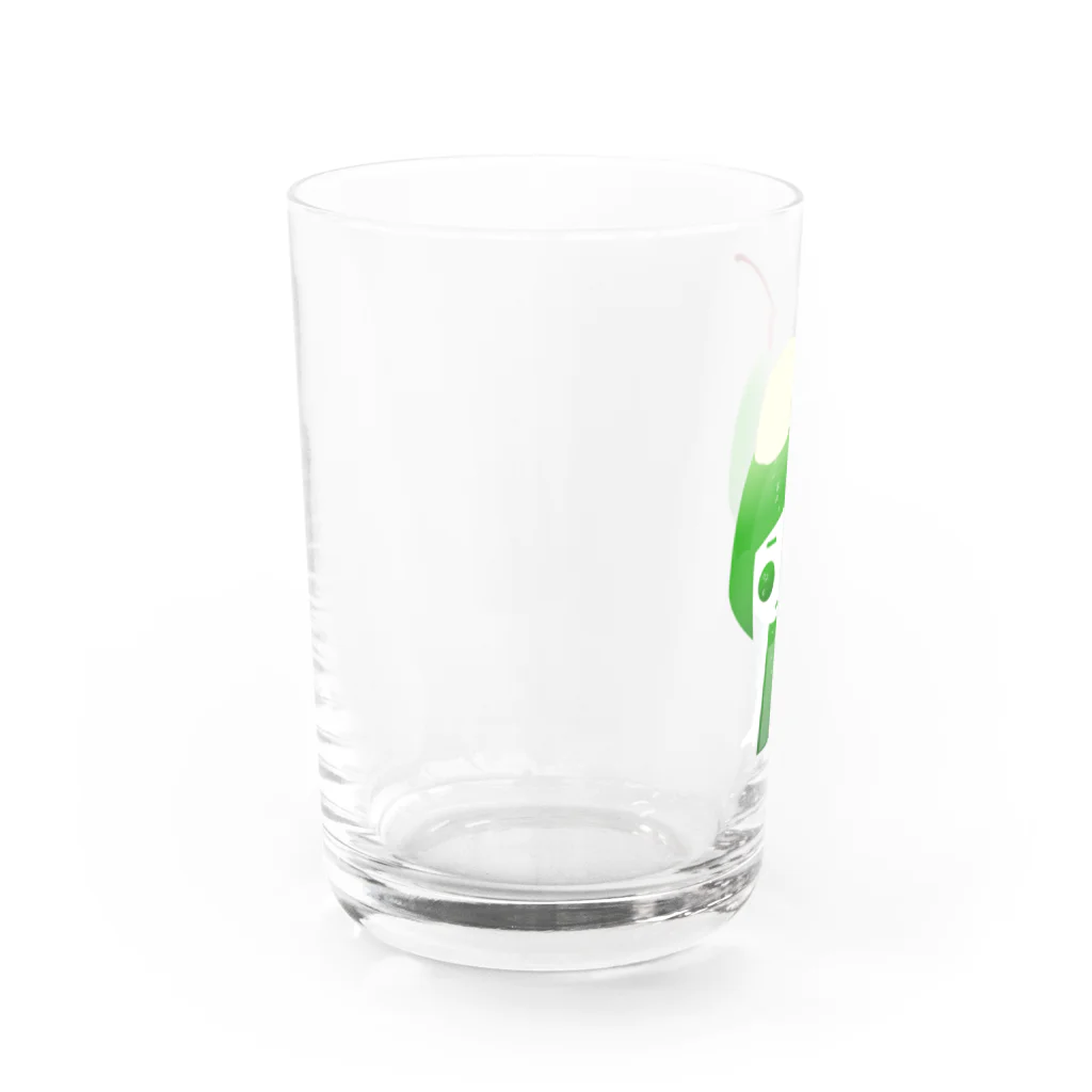 flux flatのクリームソーダ Water Glass :left