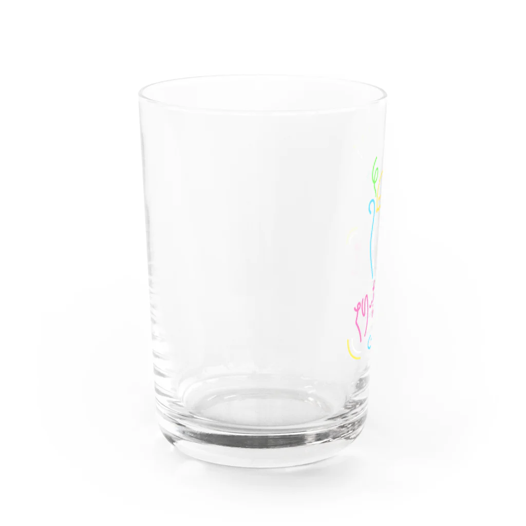 深山のくりーむそーだ Water Glass :left