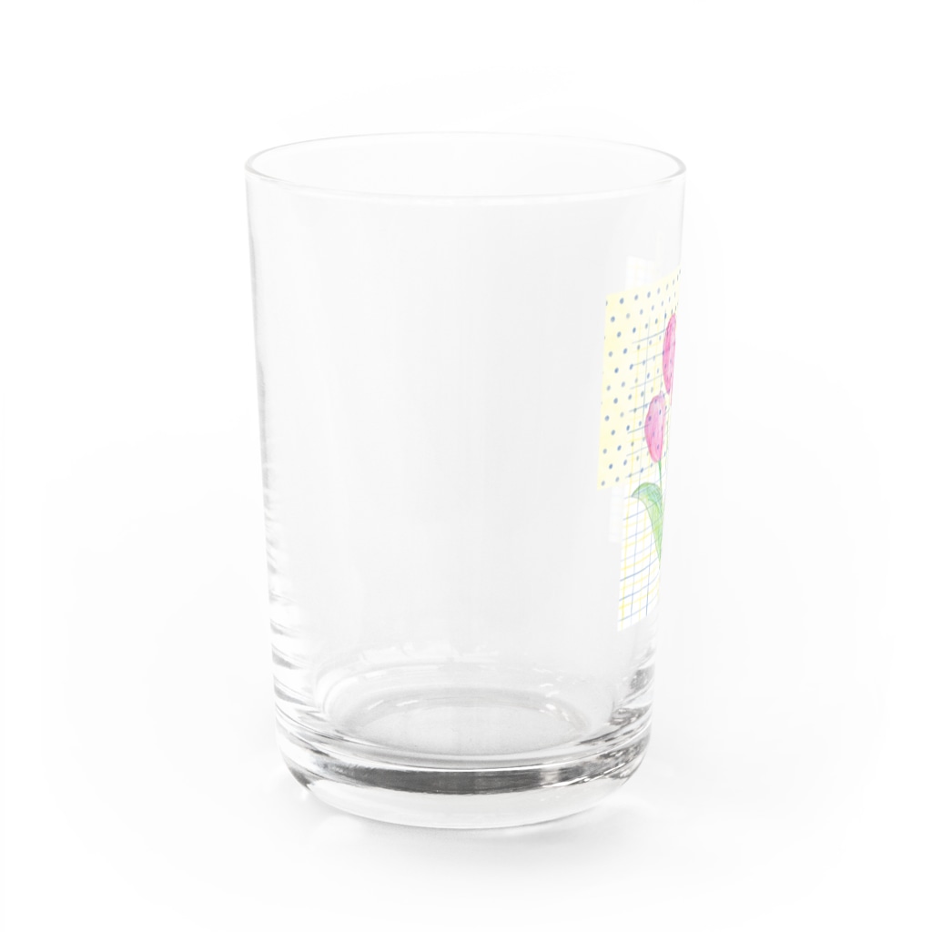 mayunoboooの水彩チューリップ Water Glass :left