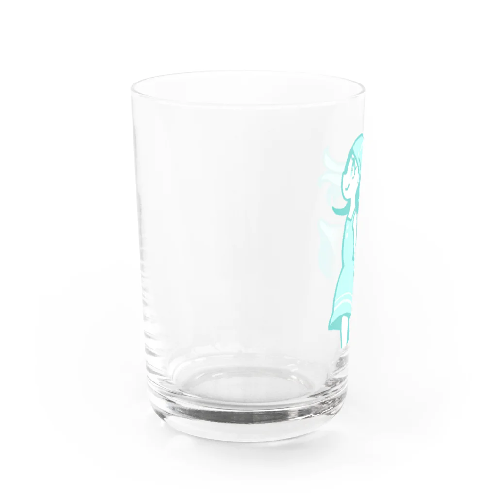 よもつ堂のなつのひ、ラムネカラー Water Glass :left