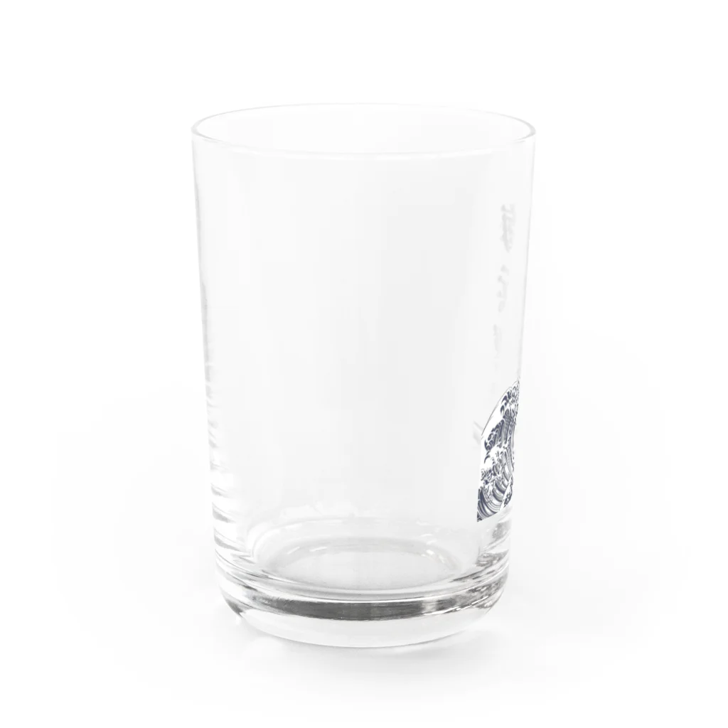 海兵さんの海兵運送荒波バージョン Water Glass :left