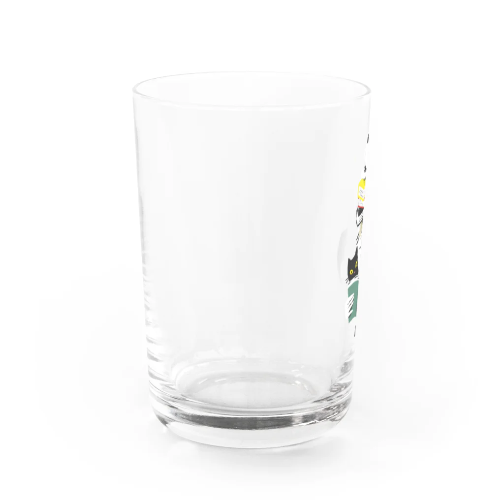 asukatakeda_storeの本とコーヒーとネコ Water Glass :left