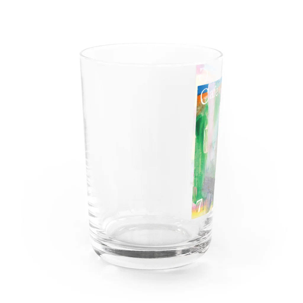 北隣館カフェグリーンのCafeGreen7th×Yoshiyaコラボ Water Glass :left