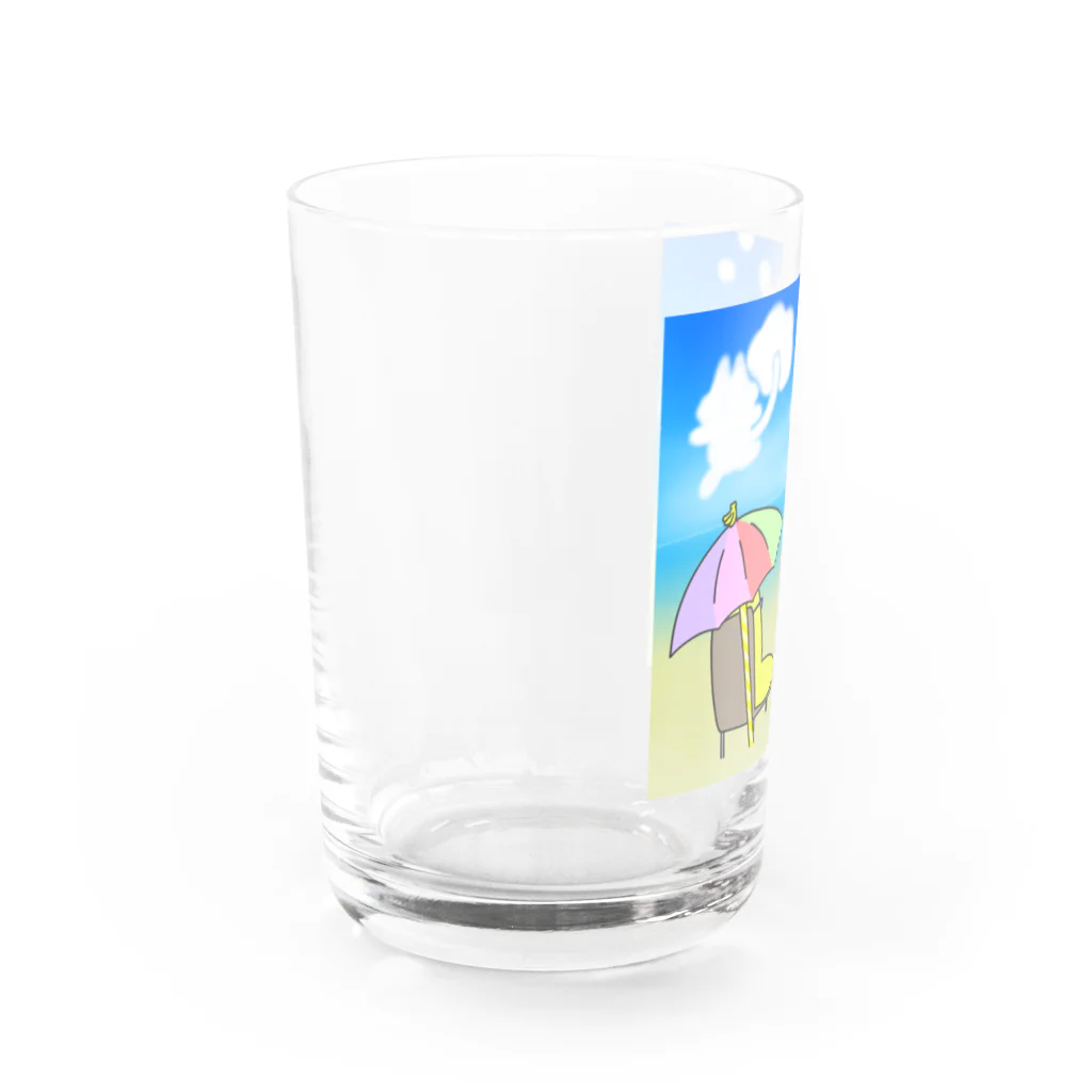 bananaのばななさんの夏 Water Glass :left