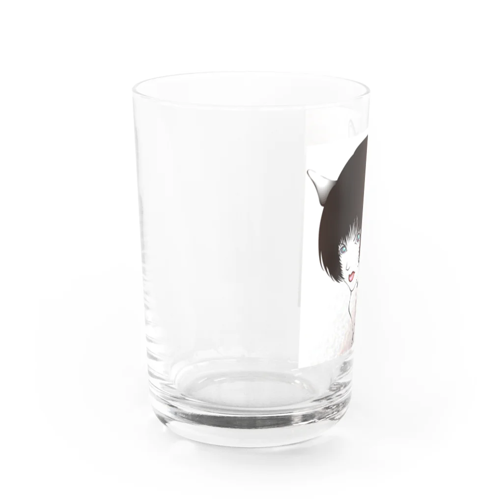 乃々の猫耳 Water Glass :left