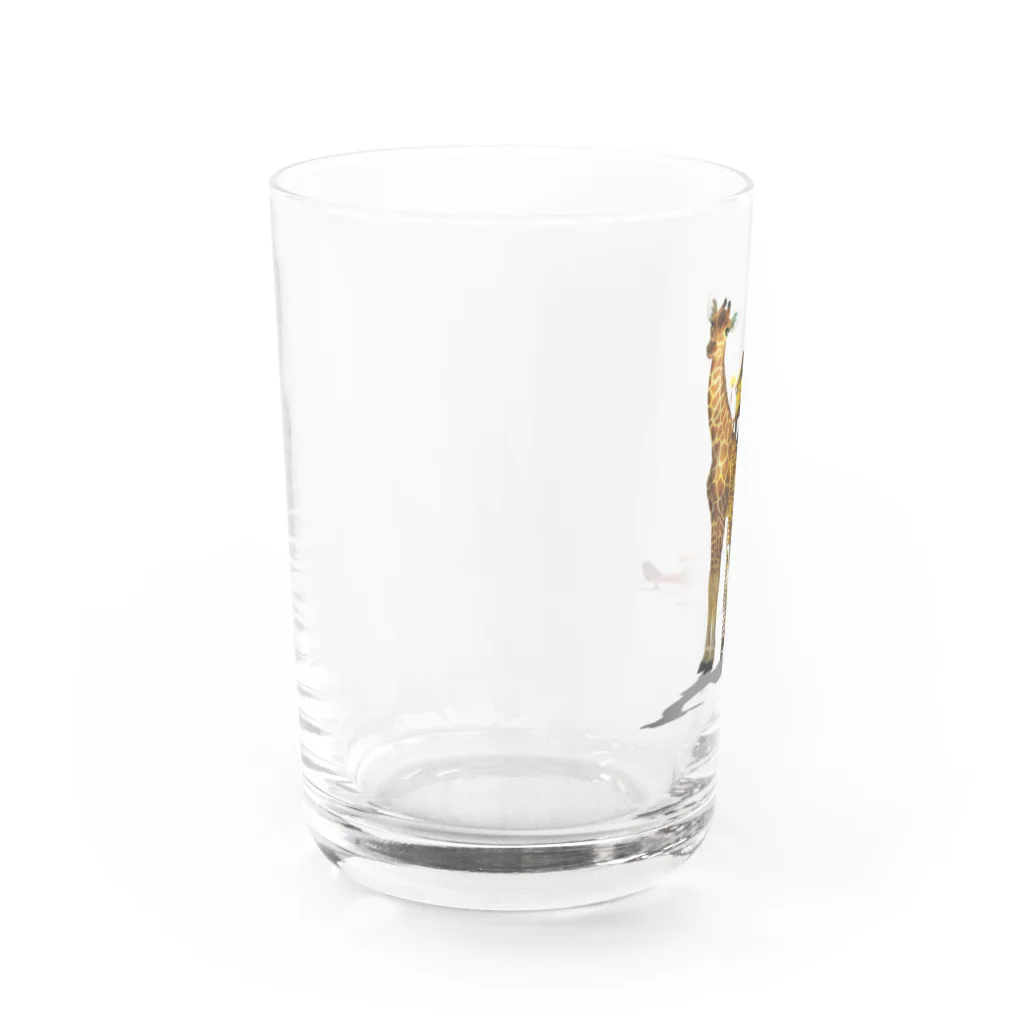 ウエダマサノブ＠アトリエ縄文じいさんのジラフハウス Type2  Water Glass :left