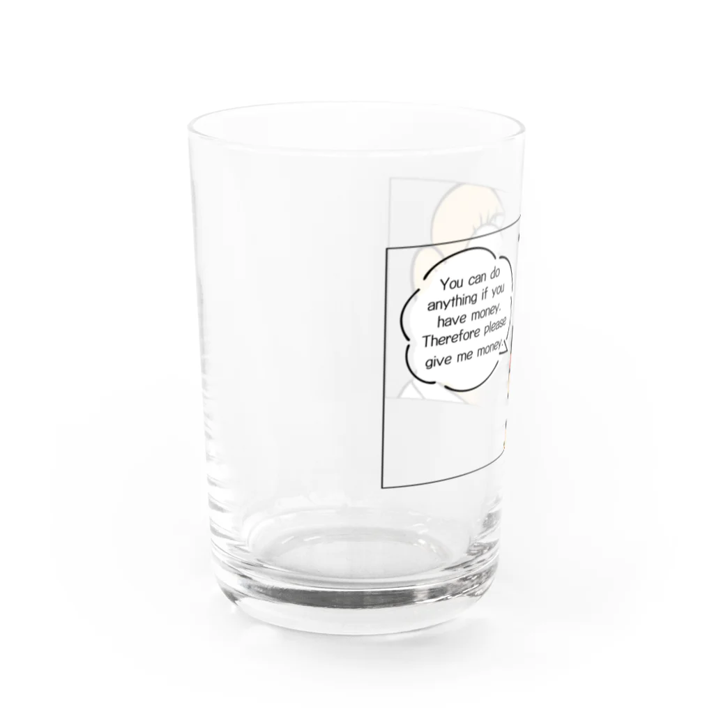 社会人.pngの金クレメンス Water Glass :left