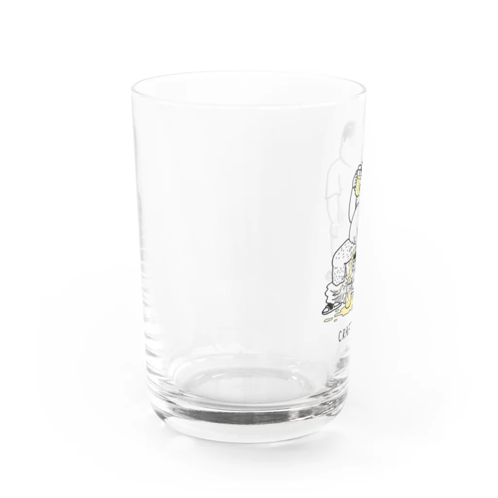 のじまちゃんねるのハンドメイドのクラフトビール Water Glass :left
