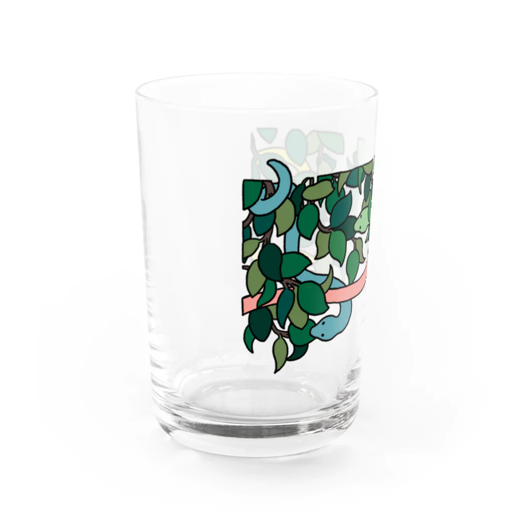 👻📗の夢の蛇（カラフルへび） Water Glass :left