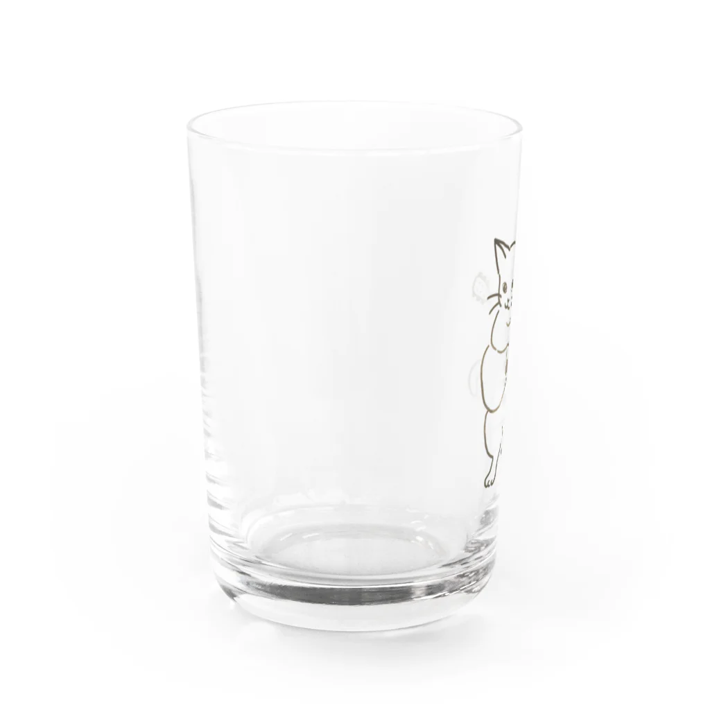 とげとげはっぱのギター弾く猫　1 Water Glass :left