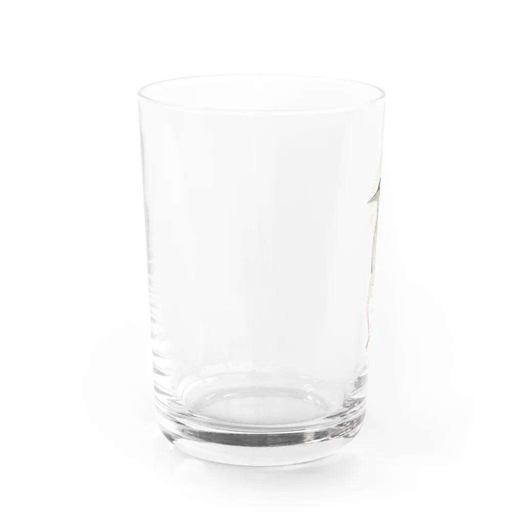 透月糖花のヨシゴイさん Water Glass :left
