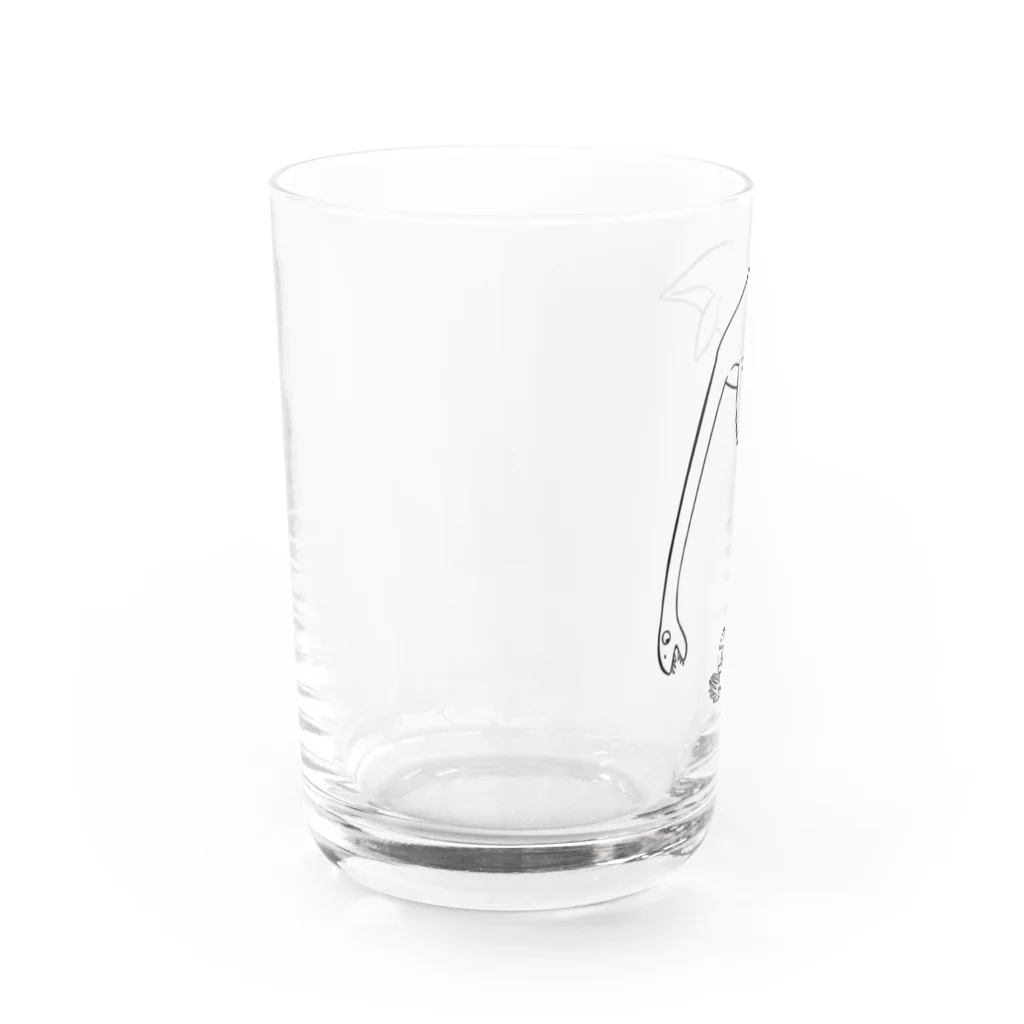 寺野ヒロシ商店のクビナガ、アンモさんに出会う Water Glass :left