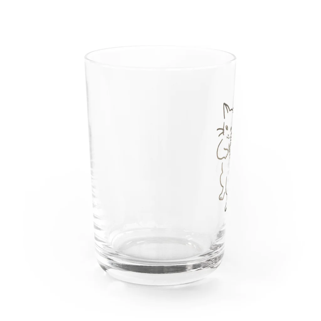 とげとげはっぱのフィドル弾く猫　1 Water Glass :left