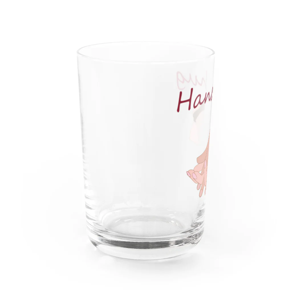 キッズモード某のハンドハグ　愛しあう人たちへ Water Glass :left