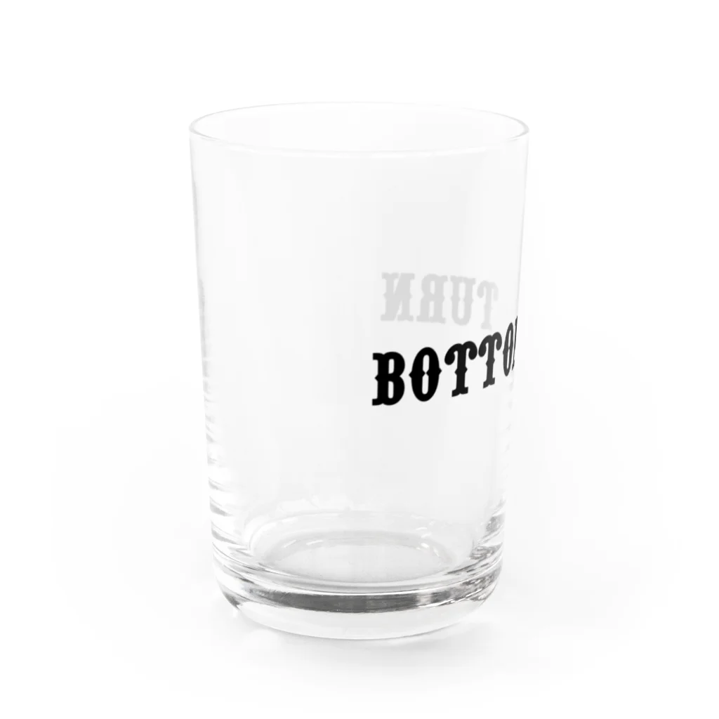 チノサーフアートのbottom turn Water Glass :left