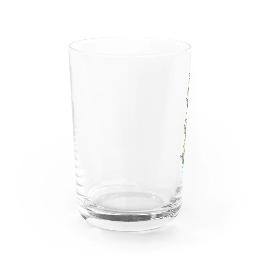 フルタハナコの「ハナばたけ」のへちまタワー Water Glass :left