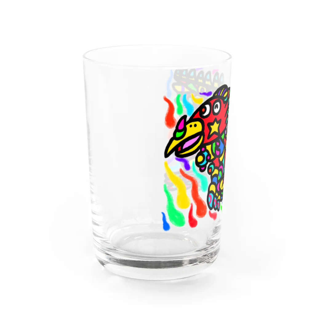 どりほぷの朱雀 Water Glass :left