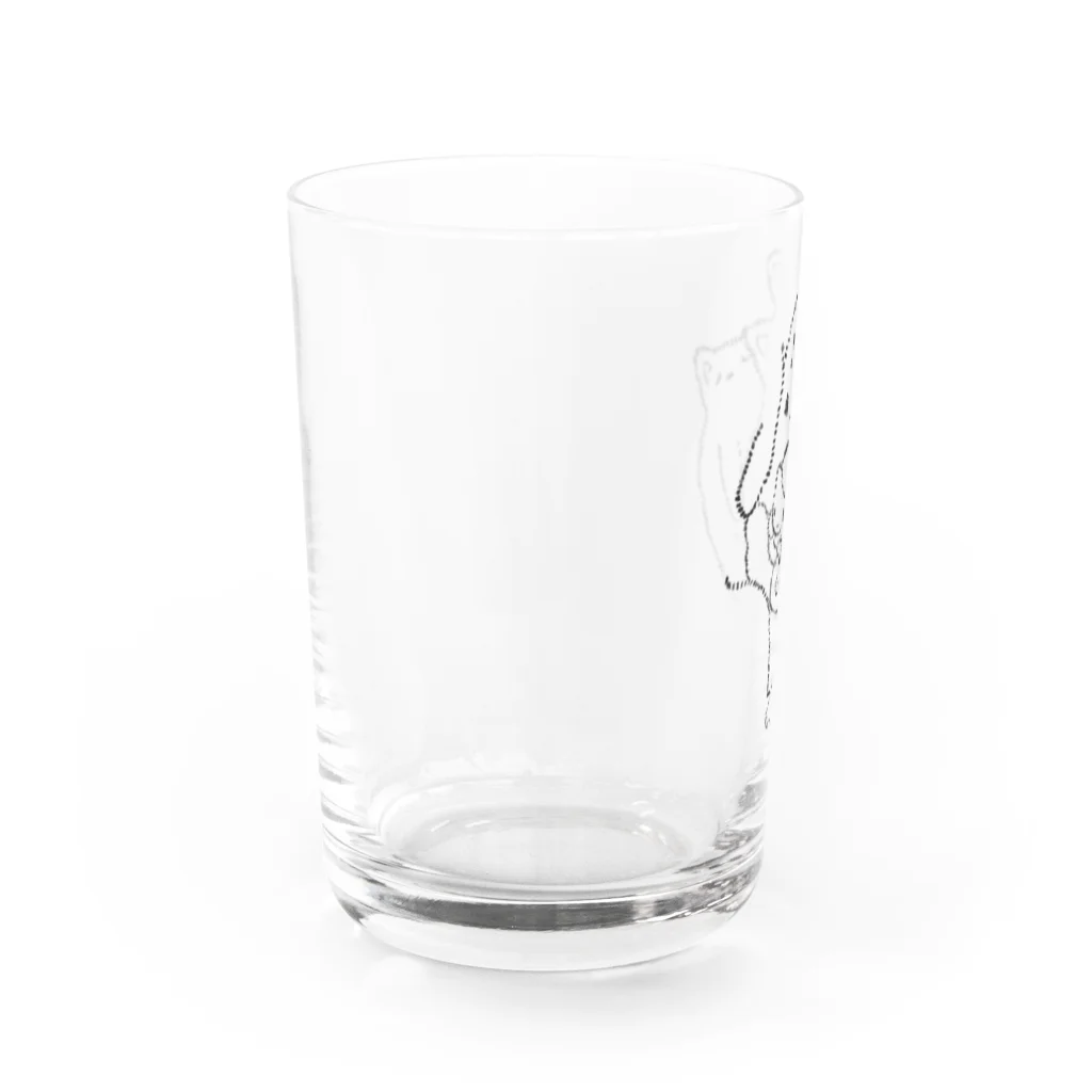 おみそしる工房のねこちゃん Water Glass :left