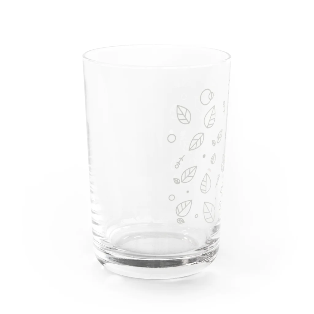 めばえるやの木の葉サンバ Water Glass :left