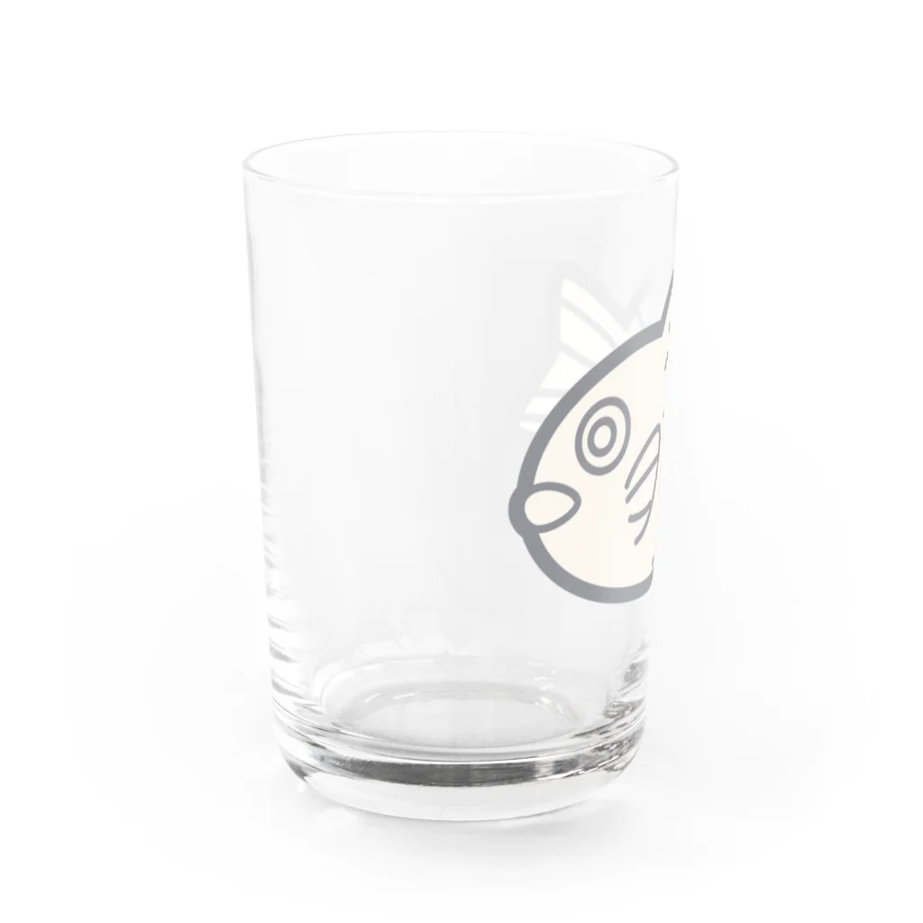 neuneunet.shopの霞がかったたい焼き Water Glass :left