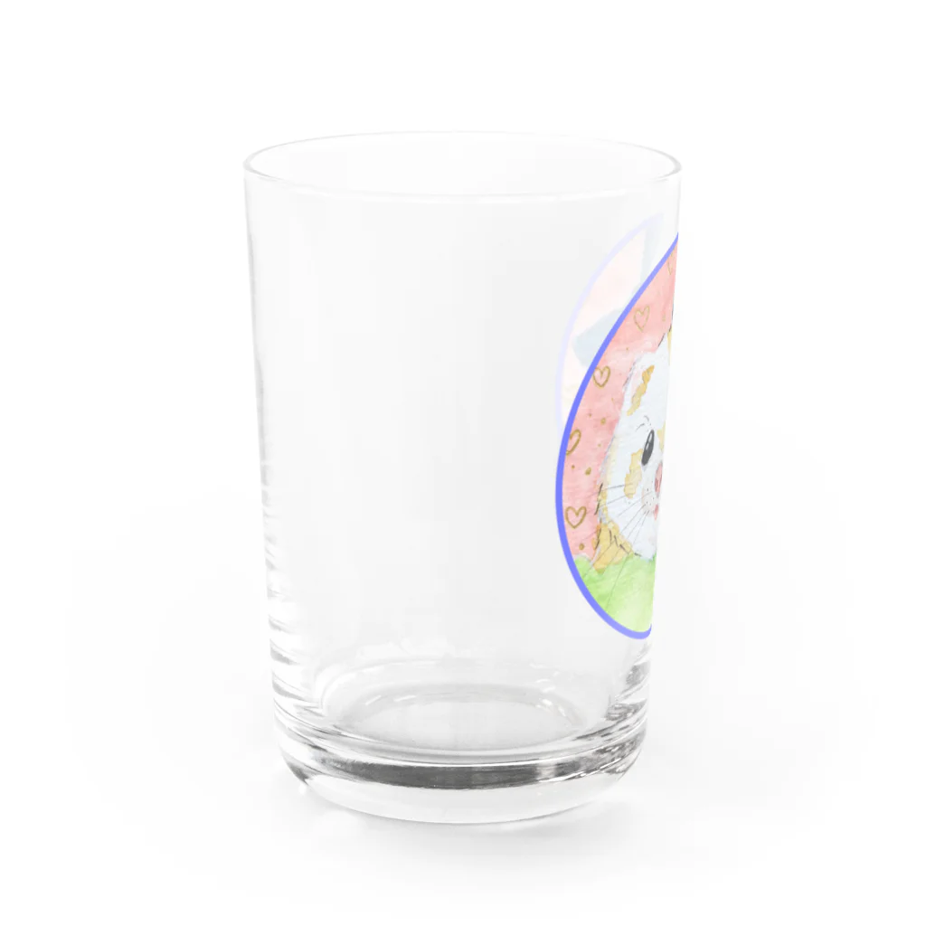 gucco(ぐっこ)のフェレットグラス(シナモン) Water Glass :left