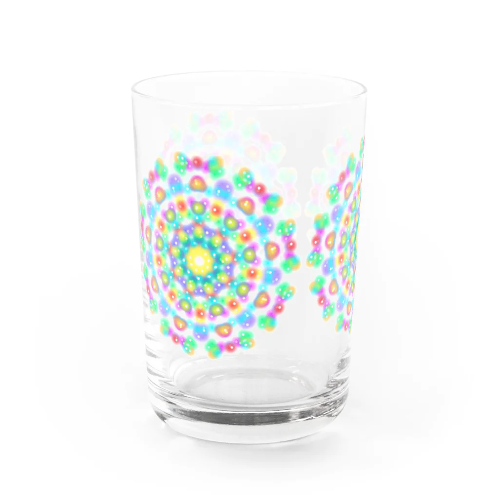 まりわのお店 HOSHIYAの脳内✰万華鏡花火✰和柄✰ほか✰　の三花火 Water Glass :left