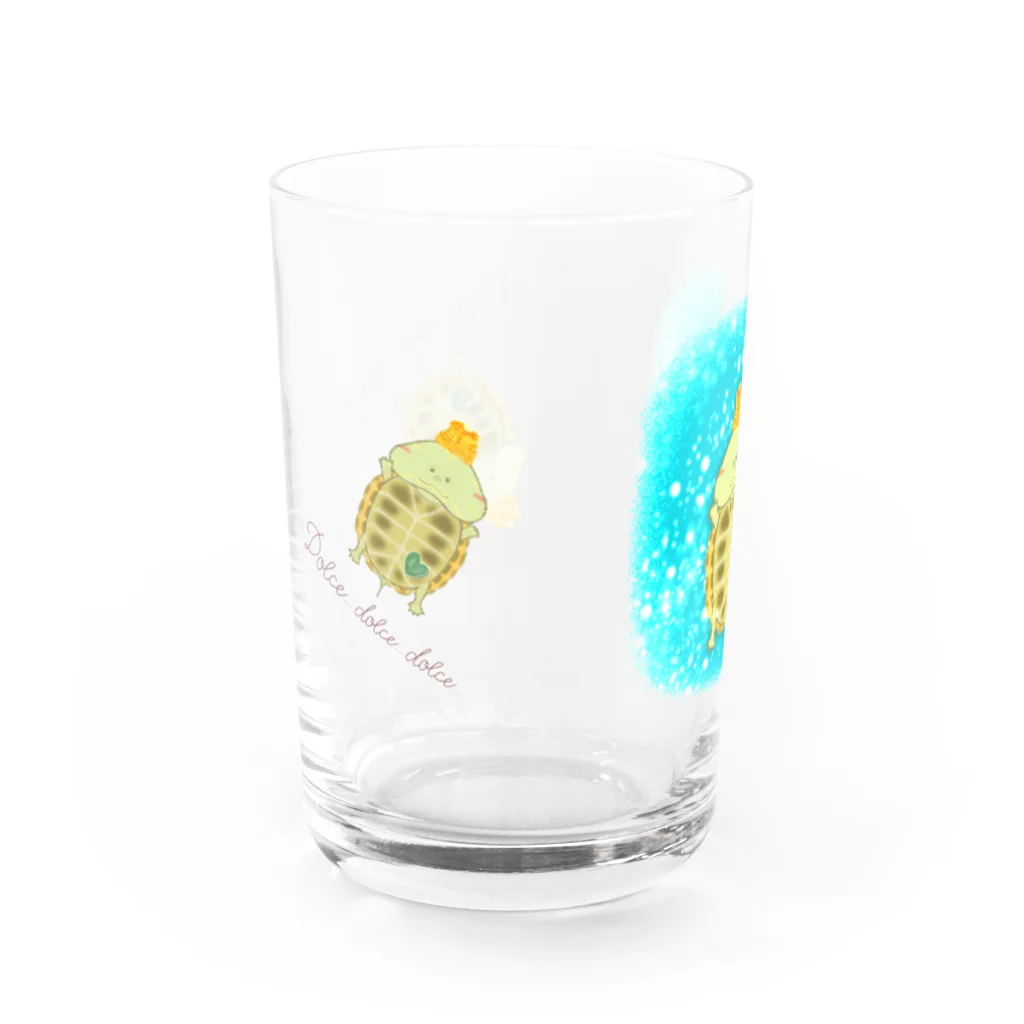 どるちぇ＊うさぎの【グラス】《８》＊ふわあま*どるちぇかめ＊inどるちぇ湖 Water Glass :left