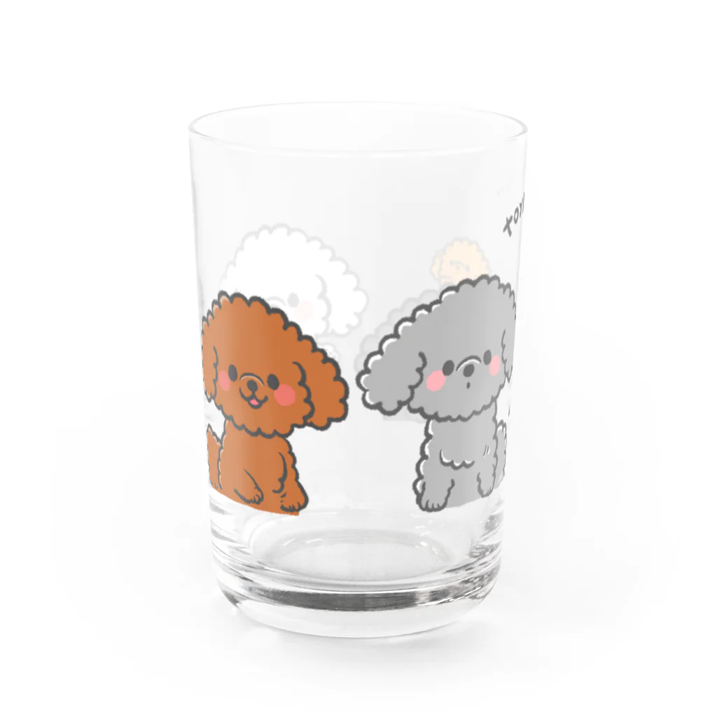 くろさわゆいのもふもふトイプードル Water Glass :left