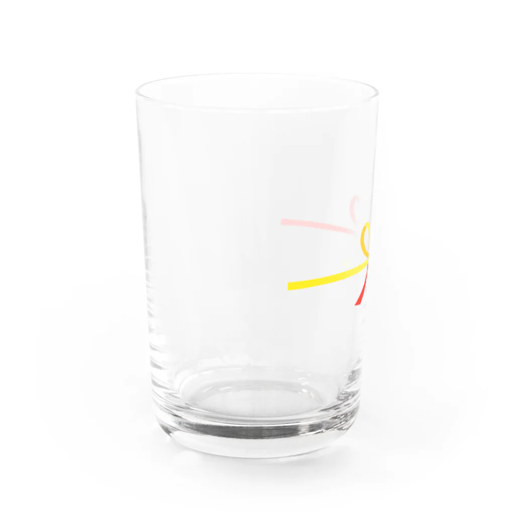 おもしろ文房具屋さんのお中元です！（カラー） Water Glass :left