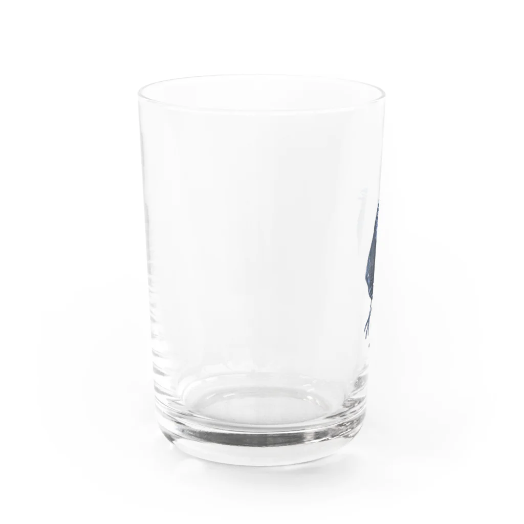 suzuejyaのカラスん Water Glass :left